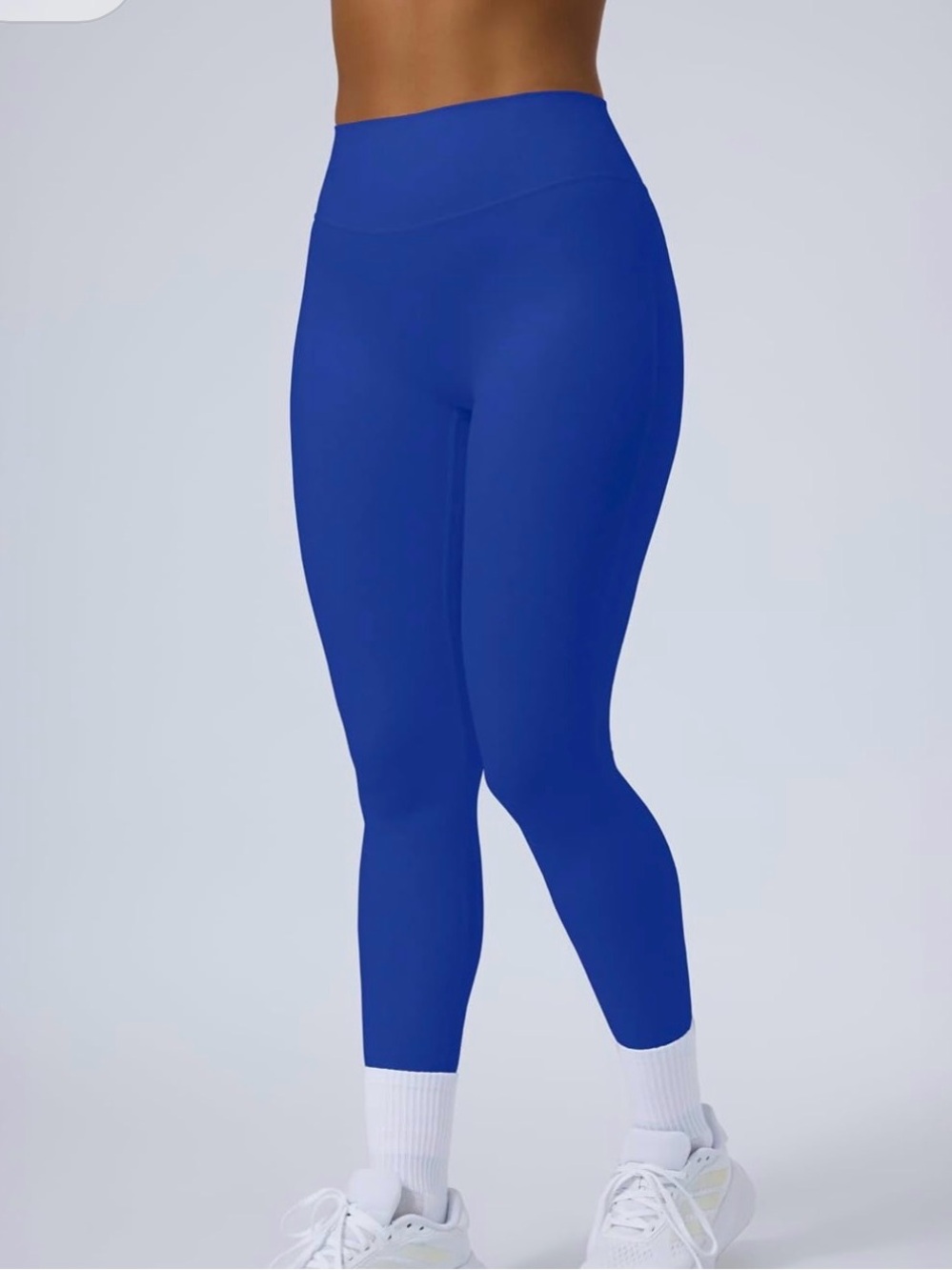 Pavoi High Waisted Royal Blue Buttery Soft Women’s Leggings- Medium